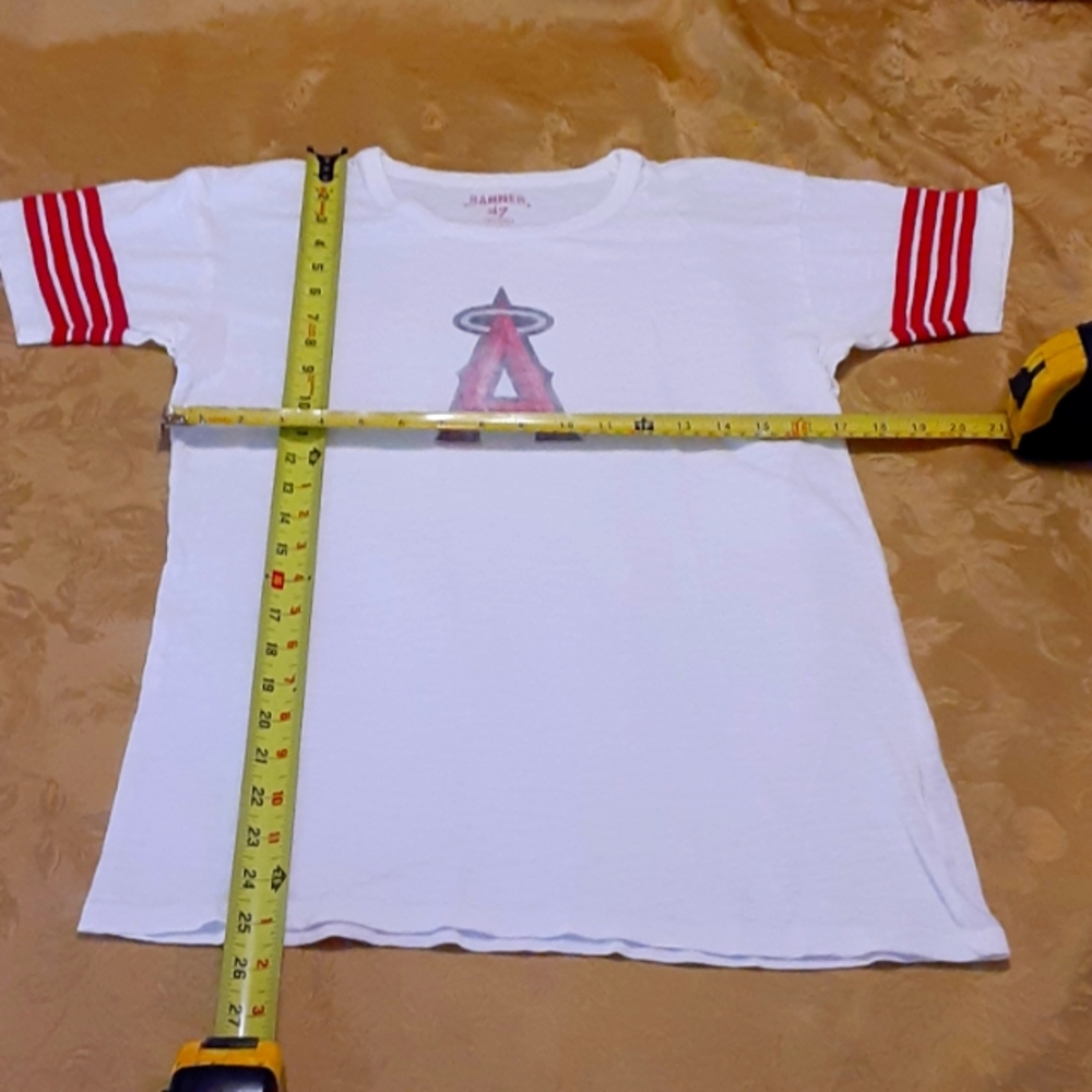 ANGELS BASEBALL TEAM BEAUTIFUL Size XL GIRLS Red White EXELLENT CONDITIONS